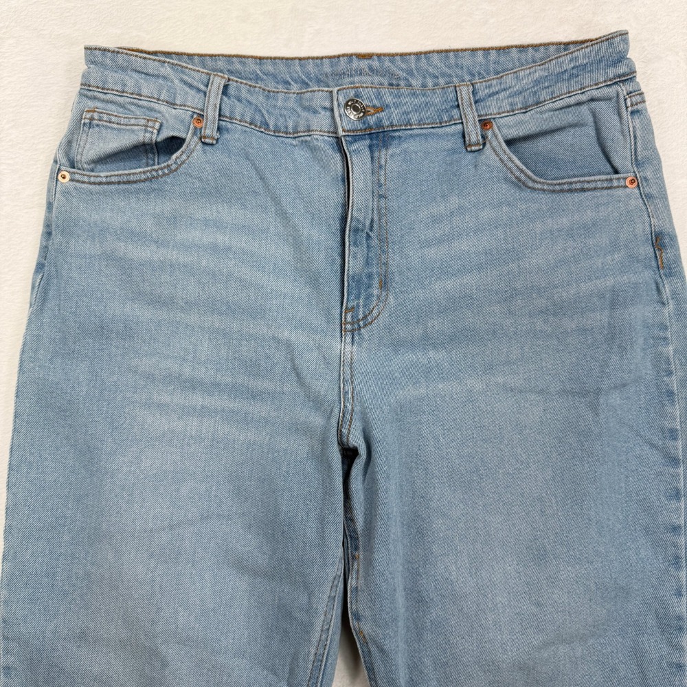 Wild Fable 16 Jeans High Rise Straight Ankle Stretch Light Blue Denim Boho Basic - Picture 3 of 16